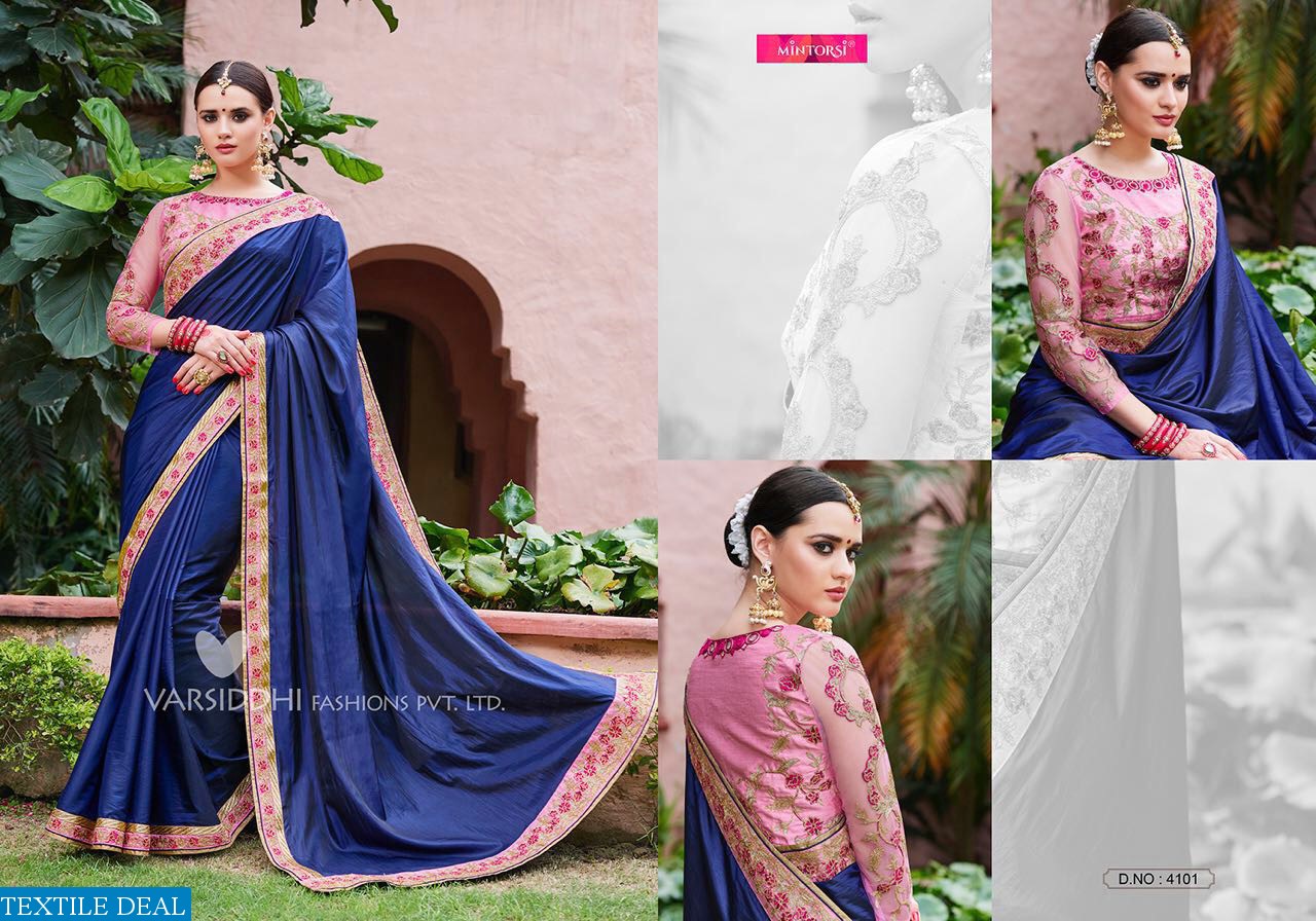 Mintorsi 4101 Series Wholesale Festival Ethnic Saree